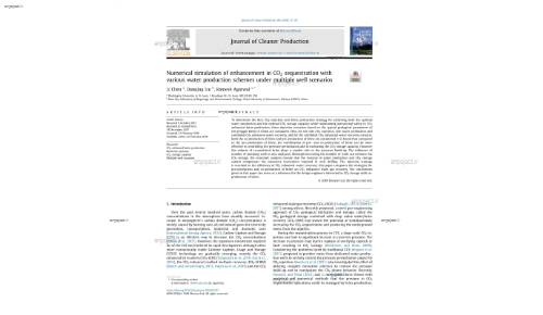 Numerical simulation of enhancement in CO2 sequestration with various water production schemes under multiple well scenarios